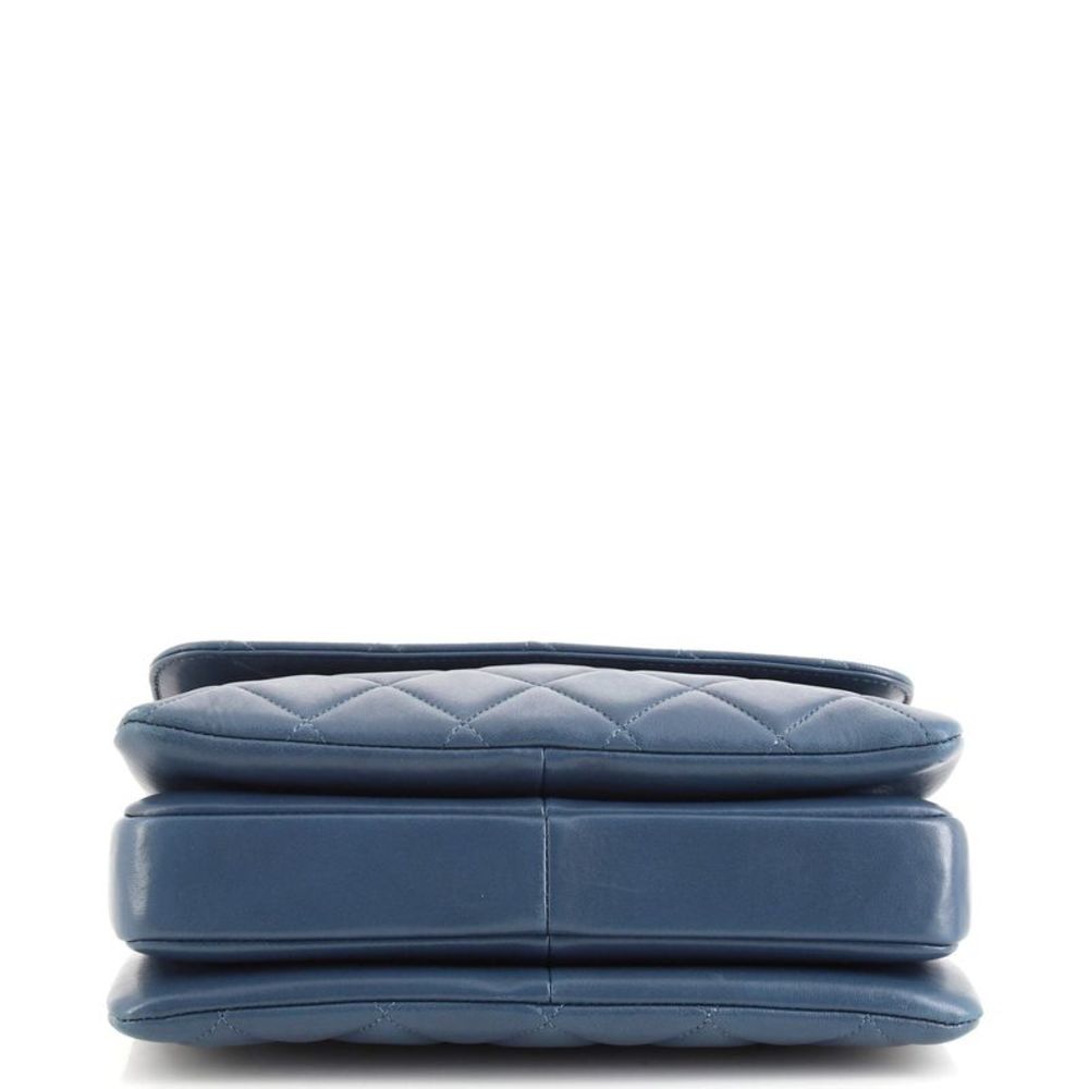 Chanel Trendy CC Top Handle Bag Quilted Lambskin Small Blue - Picture 5 of 9